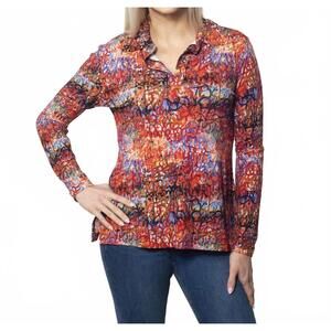 NEW SNOSKINS johnny collar blouse in the wall